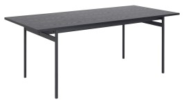 ANGUS-ruokapöytä 200cm (musta)