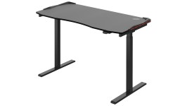 E-GAME -pelipöytä (musta, sähköpöytä)