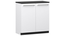 LAKEUS 68 ovikaappi valkoinen/musta