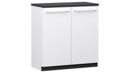 LAKEUS 68 ovikaappi valkoinen/musta