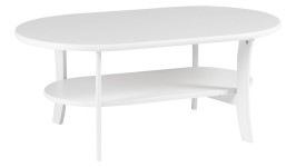 MILLA-sohvapöytä, ovaali (valkoinen)