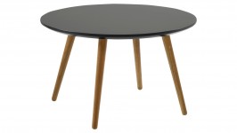 NOORA-sohvapöytä, 65 cm (musta/tammi)