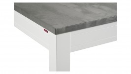 Pohjanmaan LISA-ruokapöytä, 140cm (harmaa/valkoinen)