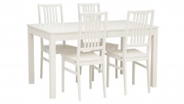Pohjanmaan LISA-jatko ruokailuryhmä, 4:llä tuolilla (valkoinen)