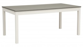 Pohjanmaan LISA-ruokapöytä, 180cm (harmaa/valkoinen)