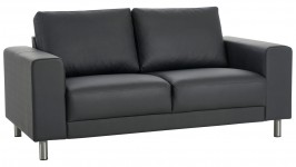 DELTA-sohva, Nahka/keinonahka (musta)