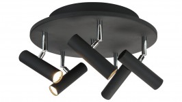 ARTIC-spotti 5os pyöreä LED musta ARTIC-spotti 5os pyöreä LED musta