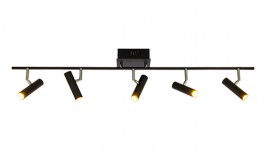 ARTIC-spotti 5os suora LED musta ARTIC-spotti 5os suora LED musta