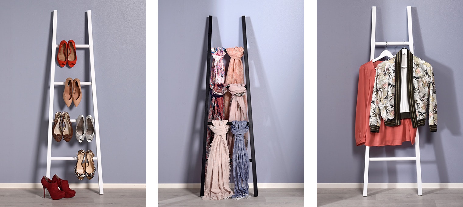 Monikäyttöiset sisustustikkaat, sekä muita vinkkejä kenkien, asusteiden ja meikkien säilytykseen löydät täältä! >